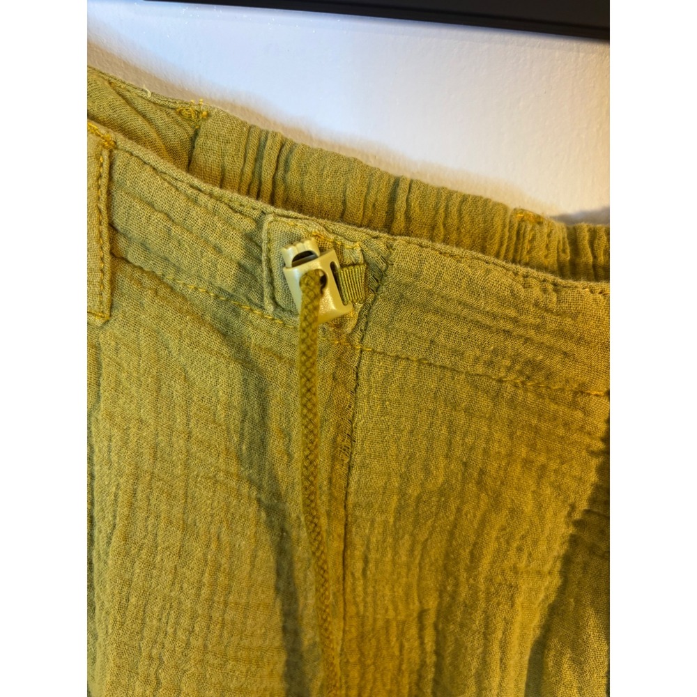 Urban Outfitters Green Cotton Gauze Wide leg Utility Pants XL - Picture 3 of 8
